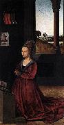 Petrus Christus Wife of a Donator painting